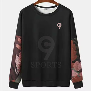 Sudaderas de hombre de algodón 100% superventas, ropa informal cómoda para invierno, patrón sólido - Product Image 1