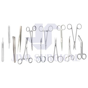 Ensemble de 19 instruments chirurgicaux de chirurgie mineure | Outils médicaux en acier inoxydable pour les petites procédures et les soins d'urgence - Product Image 6