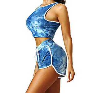 Entrenamiento Gimnasio Ropa de fitness Mujeres Sublimación Yoga Sets Nuevo estilo Más vendidos Mujeres Sublimación Yoga Set Hecho en Pakistán - Product Image 3