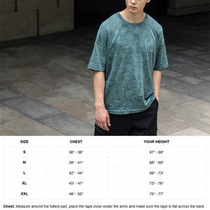 T-shirt à épaules tombantes en coton poly mélangé léger respirant et tissu à séchage rapide pour hommes - Product Image 6