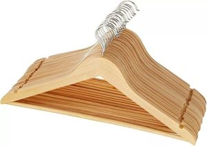 CLOTHES HOT SELLING WHOLESALE Double <b>WOODEN</b> <b>HANGERS</b> Eco-Friendly High Quality Modern-Style Supermarket Clothing Store Wardrobe - Product Image 6