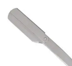 Rasoir de conception personnalisée droite et réutilisable à bas prix avec manche en plastique couleurs personnalisées - Product Image 4