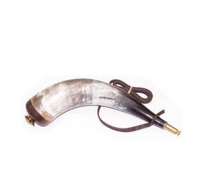 Corne à poudre style Viking avec couvercle, en laiton, pour poudre, fait à la main, tout nouveau design, de haute qualité - Product Image 5