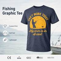 T-shirt de pêche amusant personnalisé avec citation sarcaste, humoristique, blague, pour papa pêcheur, en nylon, pour pêcheur en plein air, décontracté, OEM, vente en gros