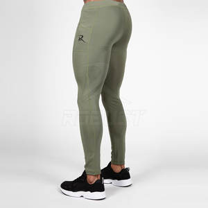 Leggings de gymnastique de course à pied à compression personnalisée pour hommes Nouveau design de matériel d'exercice de fitness à bande élastique - Product Image 6