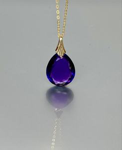 Collar con colgante de Esmeralda colombiana, colgante Art Deco de piedra verde, joyería de esmeralda de plata 925, collar con colgante de piedras preciosas de todos los colores - Product Image 2