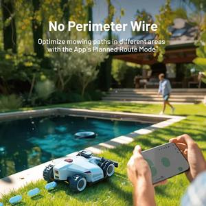 2025 MammotionS LUBA 2 AWD 5000x and 10000x: Perimeter Wire Free Robot <b>Lawn</b> <b>Mower</b> APP & Voice Control with Alexa - Product Image 5