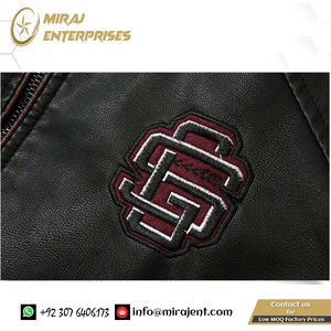 Classique moto vélo Cowboy veste manteau mâle Plus velours épais manteaux Faux cuir vestes hommes haute qualité OEM bas quantité minimale de commande - Product Image 4