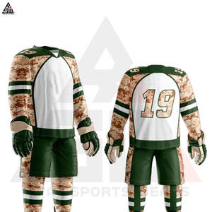 ใหม่ทีมฮ็อกกี้น้ำแข็งชุดยูนิฟอร์มฮ็อกกี้น้ำแข็งแบบสั่งทำพิมพ์ซับลิเมชันของ3D - Product Image 3