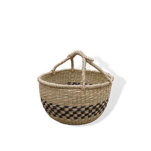 Panier de rangement décoratif en jonc de mer africain fait à la main de haute qualité avec poignée Nouveau design pour une utilisation à domicile dans la cuisine - Product Image 2
