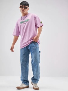 T-shirt surdimensionné pour homme en coton épais 300 g/m², imprimé avec logo personnalisé, épaules tombantes, streetwear, fabriqué au Pakistan - Product Image 2
