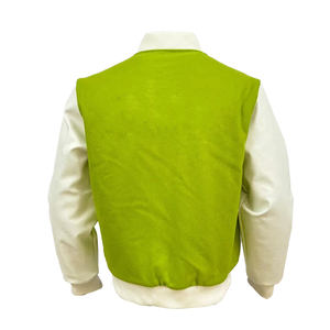 Vintage Baseball Letterman Varsity Jacket Cuero genuino con estampado personalizado CollegeBaseballjacket para hombres DDP Envío - Product Image 3