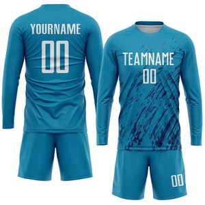 Uniforme de fútbol barato de alta calidad con tarifa al por mayor 100% poliéster logotipo personalizado nuevo uniforme de fútbol de club de fútbol - Product Image 2