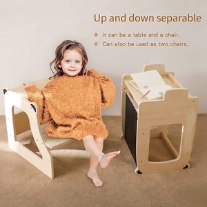Trẻ em 4 trong 1 bằng gỗ Toddler tháp nhà bếp bước Phân trẻ em nhà bếp tháp 3in1 học tập bước Phân bàn SLI gỗ học tập tháp - Product Image 3