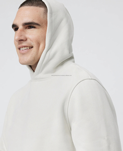 Sudadera con Capucha Unisex de Algodón Liso Teñido al por Mayor 2026, Ajuste Regular, Color Sólido, Informal, con Bolsillo Delantero, para Otoño - Product Image 5
