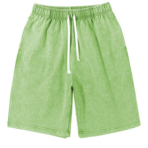 Short à cordon pour hommes Séchage rapide Gym Lavage à l'acide Short pour hommes Colorful Sport Fitness Jogging Coton Running Workout gym wear - Product Image 2