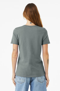 เสื้อยืดคอกลม Bella + Canvas 6400 รุ่นรักษ์โลกสำหรับผู้หญิง เสื้อยืดแขนสั้นคอกลมสำหรับผู้ชาย - Product Image 2