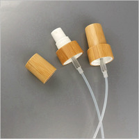 Tapas de Bambú Natural para Pulverizador 18/410 20/410 24/410, Tapas de Madera para Botellas de Plástico y Vidrio