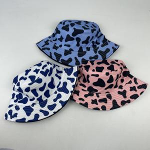 Sombrero de pescador azul de algodón con logotipo de impresión completa personalizado de alta calidad personalizado - Product Image 6