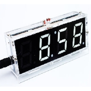 Kit di orologi da tavolo intelligenti con microcontrollore elettronico LED rosso digitale orologio ora termometro orologio parlante PDF include altoparlante - Product Image 2