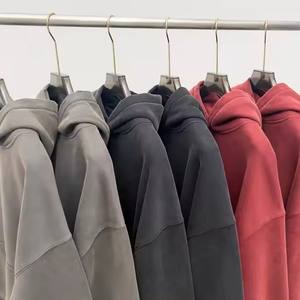 Calidad de lujo Logotipo impreso personalizado Sudaderas con capucha de gran tamaño Tamaños regulares Todos los colores sólidos Disponibles En tarifa de venta Hecho en Pakistán - Product Image 2