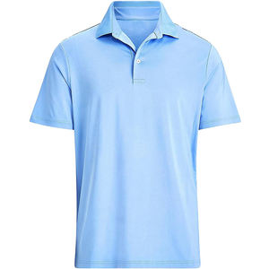 Polo de media manga en blanco OEM con logotipo personalizado estampado de alta calidad 100% algodón ropa de calle al aire libre Polo camiseta - Product Image 6