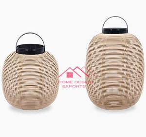 Lanterne Décoration intérieure Bougeoir Vente en gros Artisanat Tissé à la main Rotin traditionnel tissé à la main - Product Image 5