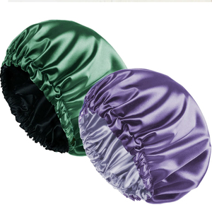 Luxury Designer Custom Logo Double Side 100% Premium Quality Adjustable Hair <b>Bonnets</b> for Women Best Selling - Product Image 1