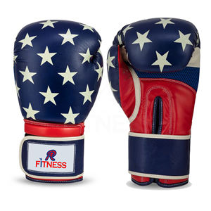 Guantes de Boxeo de Cuero al Por Mayor, los Más Vendidos, de Alta Calidad, Diseño OEM Personalizado, Cierre de Gancho y Bucle Antideslizante - Product Image 3