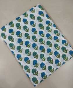 100%Cotton Handmade Block Printed Fabric Handcrafted Jaipur Traditional Eco Friendly Breathable Block Print Cotton Fabric - Product Image 5