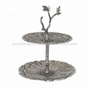 Support à gâteau en métal à 3 étages plaqué or pour la décoration de table, vente chaude, support à gâteau pour les mariages et les anniversaires - Product Image 5