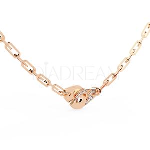 Collier élégant en argent sterling 925 avec diamants Moissanite Cadeau fantaisie pour femme pour fiançailles, mariage ou fête spéciale - Product Image 2