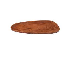 Plateau de service en bois d'acacia, best-seller, assiettes à dîner, style classique, forme ovale, décoration de mariage, décoration de la maison, pour la nourriture, les fruits, le plateau à charcuterie - Product Image 1