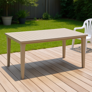 Allibert FUTURA Mesa Fija de Polipropileno para Exterior Cappuccino (165x94x74cm) Modelo 209265 - Product Image 3