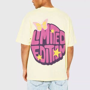 เสื้อยืดโอเวอร์ไซส์ลำลองสำหรับผู้ชาย ผ้าฝ้าย 100% ทรงไหล่ตก ดีไซน์ระบายอากาศ น้ำหนักเบา สวมใส่สบายทุกวัน - Product Image 2