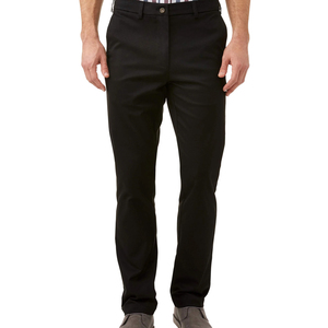 Pantalon droit pour homme à taille mi-haute, coupe confortable, en toile décontractée, respirant et à séchage rapide, service OEM personnalisé, prix raisonnables, en promotion - Product Image 2