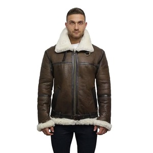 Nouvel arrivage de veste en cuir PU tendance pour hommes veste en cuir personnalisée pour hommes veste en cuir de fourrure de haute qualité 2025 - Product Image 4