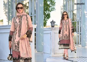 Belle robe indienne de style moderne de qualité pour l'exportation Salwar Suit & Dupatta en organza doux avec broderie fantaisie Exportateur indien - Product Image 4