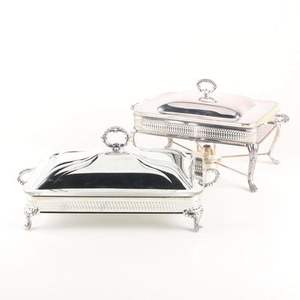 Réchaud durable en acier inoxydable avec séparateurs pour servir plusieurs plats lors de fêtes de mariage et de vacances - Product Image 1