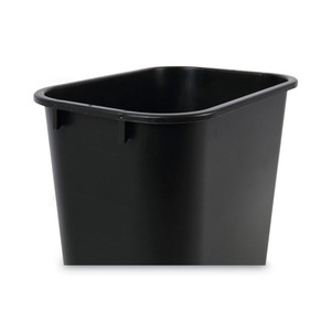 Boardwalk 14 Qt. Cubo de Basura de Plástico Negro con Laterales Blandos, Capacidad de 12L, Cubo de Basura Abierto para Oficina o Uso en Exteriores para Restaurantes - Product Image 3