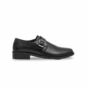 Chaussures en cuir noires formelles pour enfants - Product Image 4