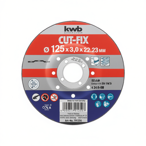 Disque de découpe KWB 125x3 mm CUT FIX 791250 Meules de ponçage - Product Image 2