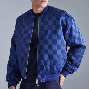 Chaqueta Varsity de béisbol Vintage Letterman de tela de poliéster con bordado de parche de chenilla de cadena de precio al por mayor para hombre - Product Image 1