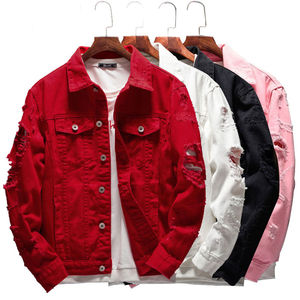 Jean Jaket pour hommes Contracted Fashion New High Quality Men Jeans Jackets Denim Jacket BY URBANGAZER INDUSTRIES - Product Image 1