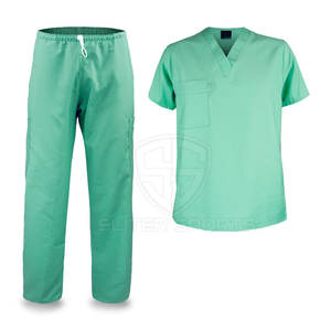 Personalizable de los hombres Jogger Scrub Trajes Top Scrub Traje Conjuntos en lienzo Venta en línea Scrub Trajes - Product Image 1