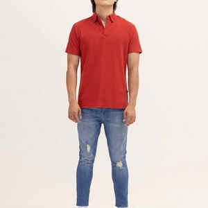 Meilleure vente personnalisée tricotée 100% coton pour chemise OEM Factory Logo imprimé Design pour hommes - Product Image 4