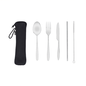 Set di posate sostenibili in RPET per uso promozionale - Product Image 2