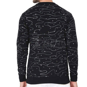 Tamaño personalizado Color Contraste Hombres Sudaderas Ropa Hombres Sudaderas Básicos Pullover Sudaderas - Product Image 6