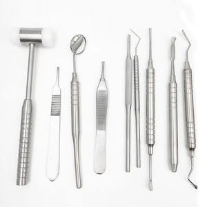 <b>Dental</b> <b>Surgical</b> <b>Instrument</b> set Stainless Steel with Mallet Forceps and Diagnostic Tools for Oral Surgery by amrid <b>surgical</b> - Product Image 2