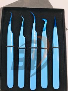 แหนบต่อขนตาสแตนเลสปลายแหลมแข็งปรับแต่งฉลากส่วนตัวได้ - Product Image 5